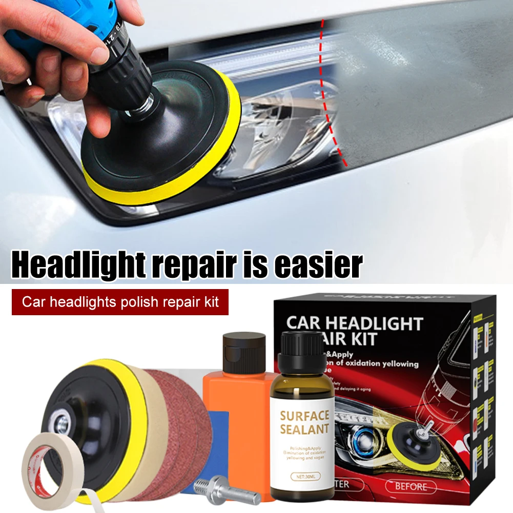 Auto Car Lamp Renovation Agent Automobile Headlight Headlamp Polish Restoration Kit Long Lasting Protection Oxidation Liquid Kit
Auto Car Lamp Renovation Agent Automobile Headlight Headlamp Polish Restoration Kit Long Lasting Protection Oxidation Liquid Kit