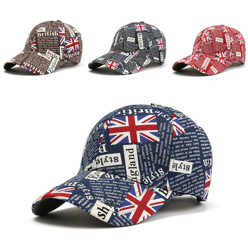 Fashion British Style Baseball Cap Outdoor Casual Men Women Sun Hat Adjustable U.K. Flag Printing Streetwear Hip Hop Hats CP206
Fashion British Style Baseball Cap Outdoor Casual Men Women Sun Hat Adjustable U.K. Flag Printing Streetwear Hip Hop Hats CP206