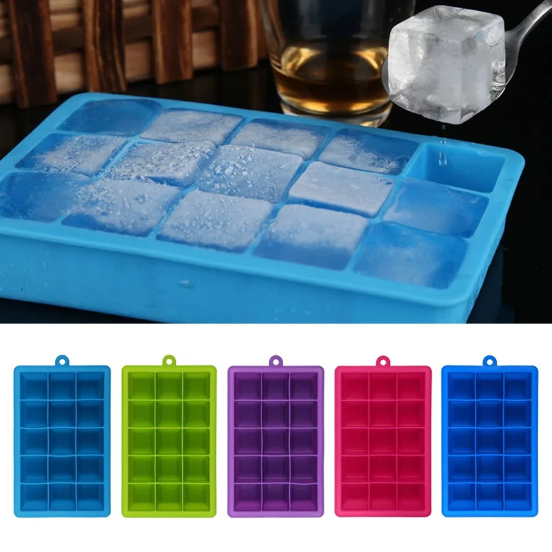 15 Grid Ice Cube Mold Silicone Ice Cube Tray Square Ice Tray Mould Easy Release Silicone Ice Cube Forms Kitchen Accessories VC
15 Grid Ice Cube Mold Silicone Ice Cube Tray Square Ice Tray Mould Easy Release Silicone Ice Cube Forms Kitchen Accessories VC