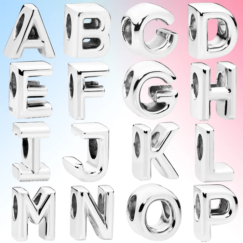 2023 NEW 925 Sterling Silver twenty six letters Beads Pendant Clip Charm Fit Original Pandora Bracelet Bangle Jewelry Gift
2023 NEW 925 Sterling Silver twenty six letters Beads Pendant Clip Charm Fit Original Pandora Bracelet Bangle Jewelry Gift