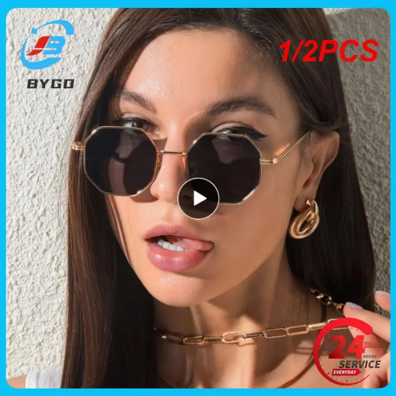 1/2PCS Small Square Sunglasses for Men Women Polygon Mirrored Lens Sun Glasses Driving Eyewear Fashion Metal Frame Glasses UV400
1/2PCS Small Square Sunglasses for Men Women Polygon Mirrored Lens Sun Glasses Driving Eyewear Fashion Metal Frame Glasses UV400