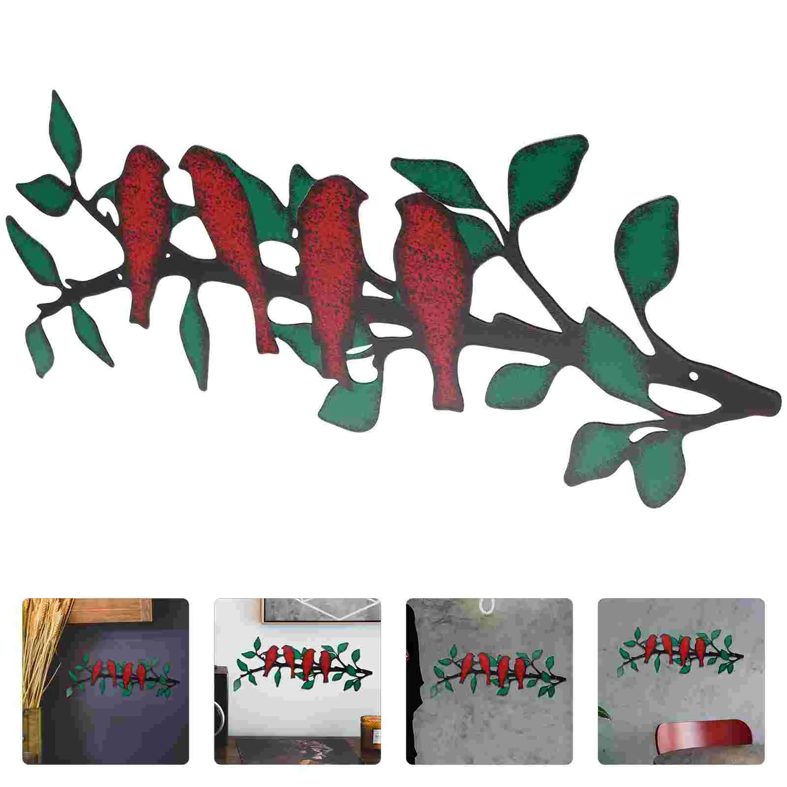 Wall Metal Decor Birds Leaf Branch Sculpture Hanging Garden Sculptures Bird Olive Leaves Craft Ornament Decoration Fence
Wall Metal Decor Birds Leaf Branch Sculpture Hanging Garden Sculptures Bird Olive Leaves Craft Ornament Decoration Fence