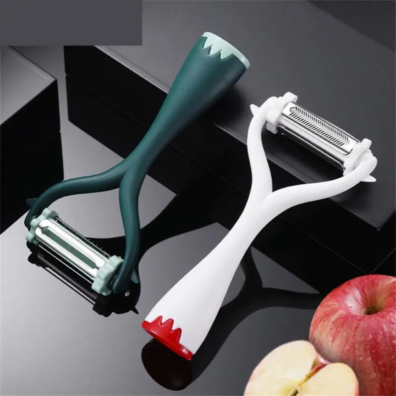 Kitchen Vegetable Peeler Stainless Steel Melon Planer 2-in -1 Peeler Household New Multiple-Function Fruit And Vegetable Peeler
Kitchen Vegetable Peeler Stainless Steel Melon Planer 2-in -1 Peeler Household New Multiple-Function Fruit And Vegetable Peeler