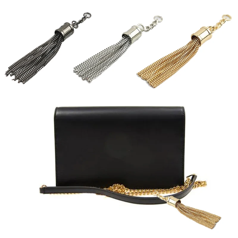 1PC New Metallic Tassel Golden Silver Black Small Mini Key Tassel Fringe For DIY Jewelry Purse Decorative Buckle Bag Accessories
1PC New Metallic Tassel Golden Silver Black Small Mini Key Tassel Fringe For DIY Jewelry Purse Decorative Buckle Bag Accessories