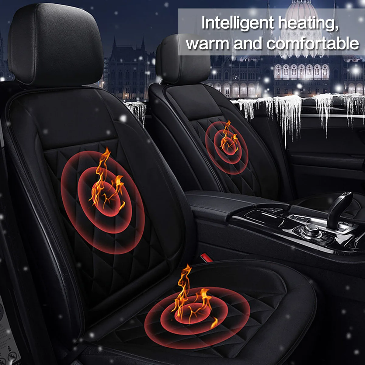 1PCS 12V Universal Electric Heated Car Seat Heater Cushion Warmer Cover Seat Intelligent Heating Cushion Right/Left
1PCS 12V Universal Electric Heated Car Seat Heater Cushion Warmer Cover Seat Intelligent Heating Cushion Right/Left