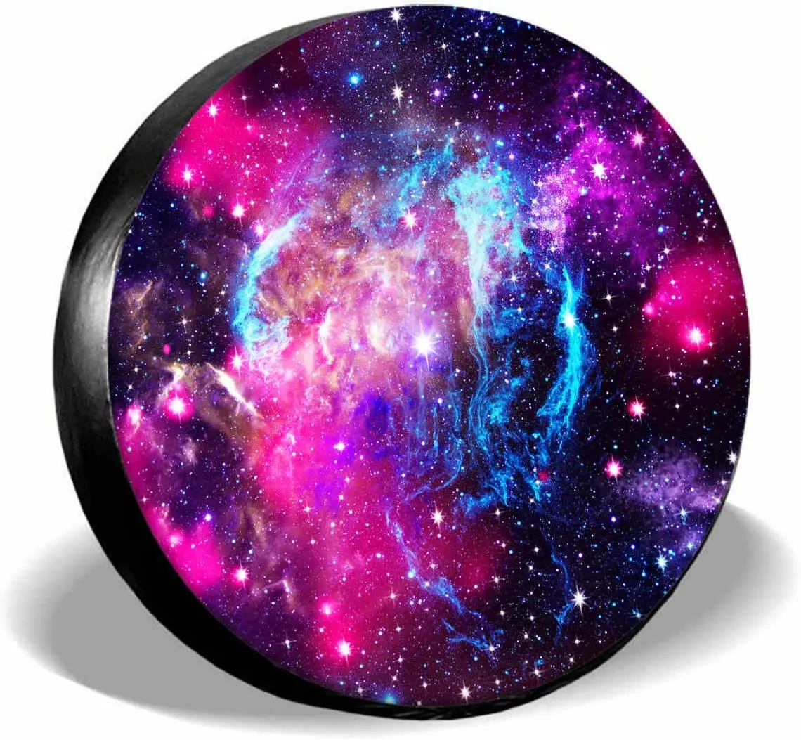 Galaxy Spare Tire Cover,UV Sun Protectors Wheel Cover Abstract Art Stars Natural Color Space Tire Cover Universal Fit
Galaxy Spare Tire Cover,UV Sun Protectors Wheel Cover Abstract Art Stars Natural Color Space Tire Cover Universal Fit