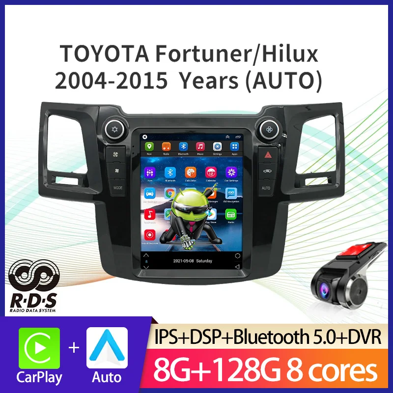 Car GPS Navigation For TOYOTA Fortuner/Hilux 2004-2015 AUTO A/C Tesla Style Radio Stereo Multimedia Player(Only supports AUTO)
Car GPS Navigation For TOYOTA Fortuner/Hilux 2004-2015 AUTO A/C Tesla Style Radio Stereo Multimedia Player(Only supports AUTO)