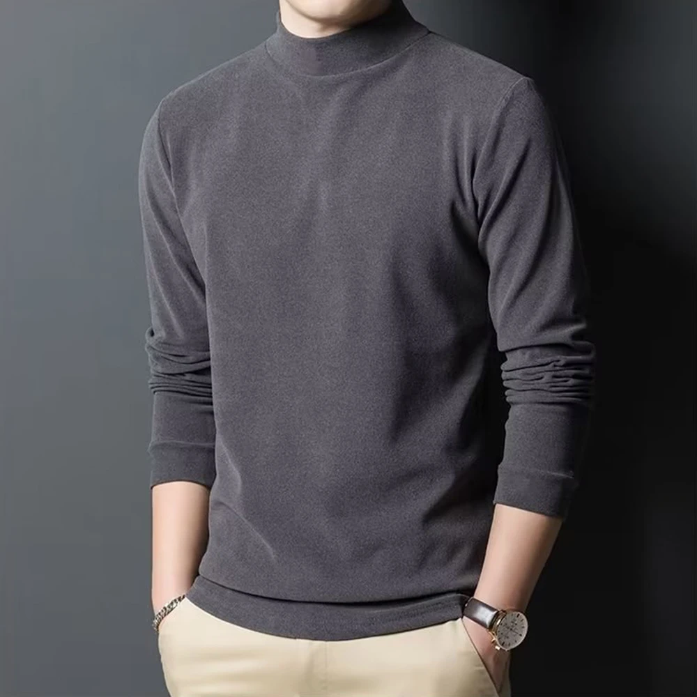 Double-sided Long-sleeved Thermal Shirts Winter Thermo Underwear Bottom Warm Fleece Men Keep Turtleneck T-shirt Autumm Tops
Double-sided Long-sleeved Thermal Shirts Winter Thermo Underwear Bottom Warm Fleece Men Keep Turtleneck T-shirt Autumm Tops