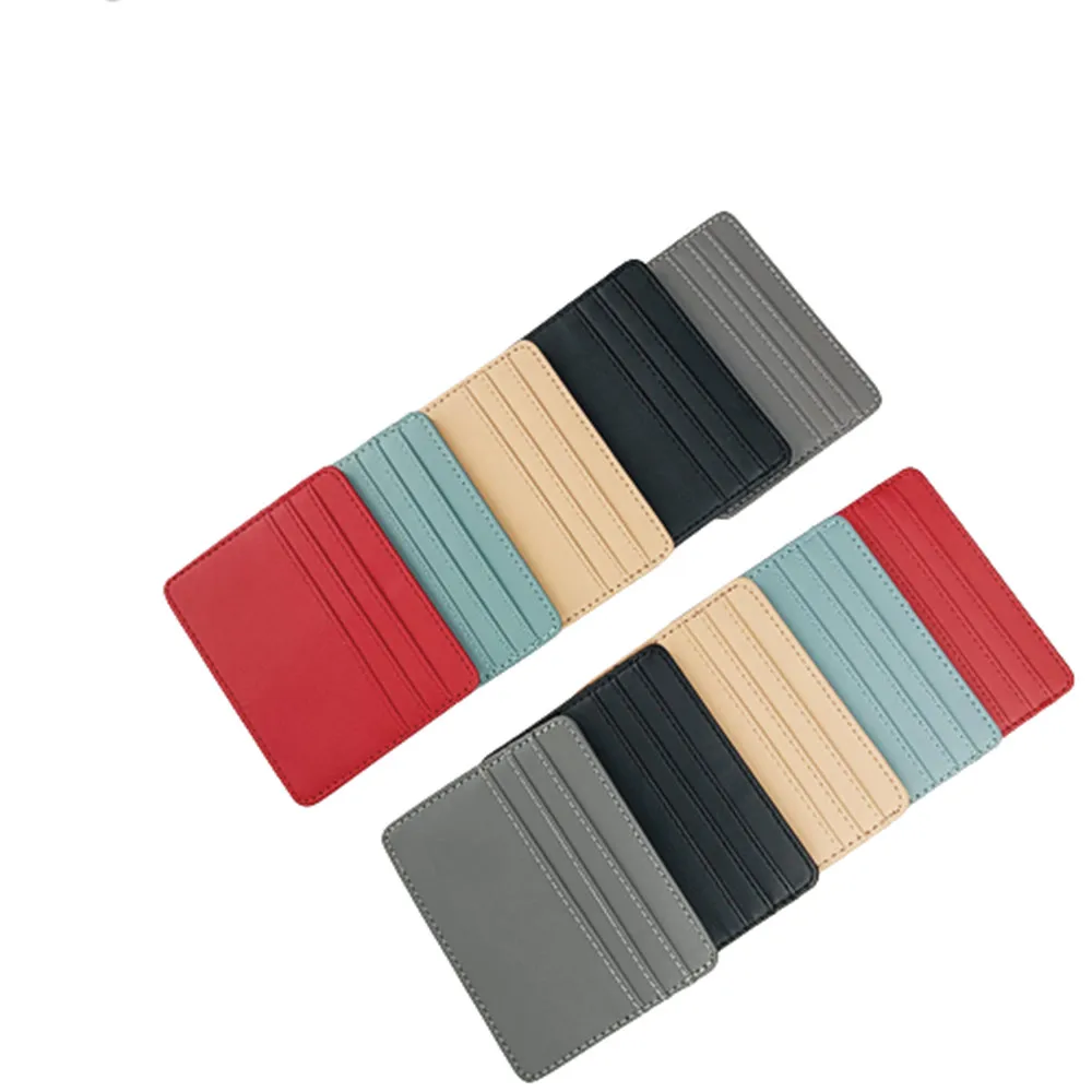 4-Card Multicolor Card Holder Slim Leather PU Bank Credit Cards Cover Students Protable Container 10*8cm for Men and Women
4-Card Multicolor Card Holder Slim Leather PU Bank Credit Cards Cover Students Protable Container 10*8cm for Men and Women