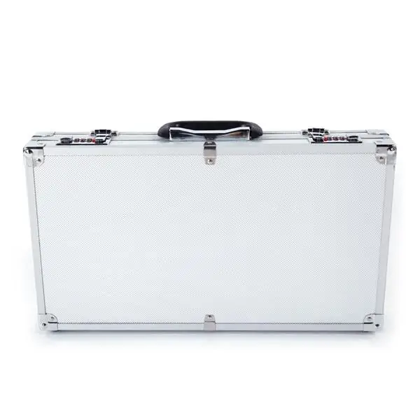 Aluminum New Framed Locking Gun Pistol HandGun Lock Box Hard Storage Carry Case Silver
Aluminum New Framed Locking Gun Pistol HandGun Lock Box Hard Storage Carry Case Silver