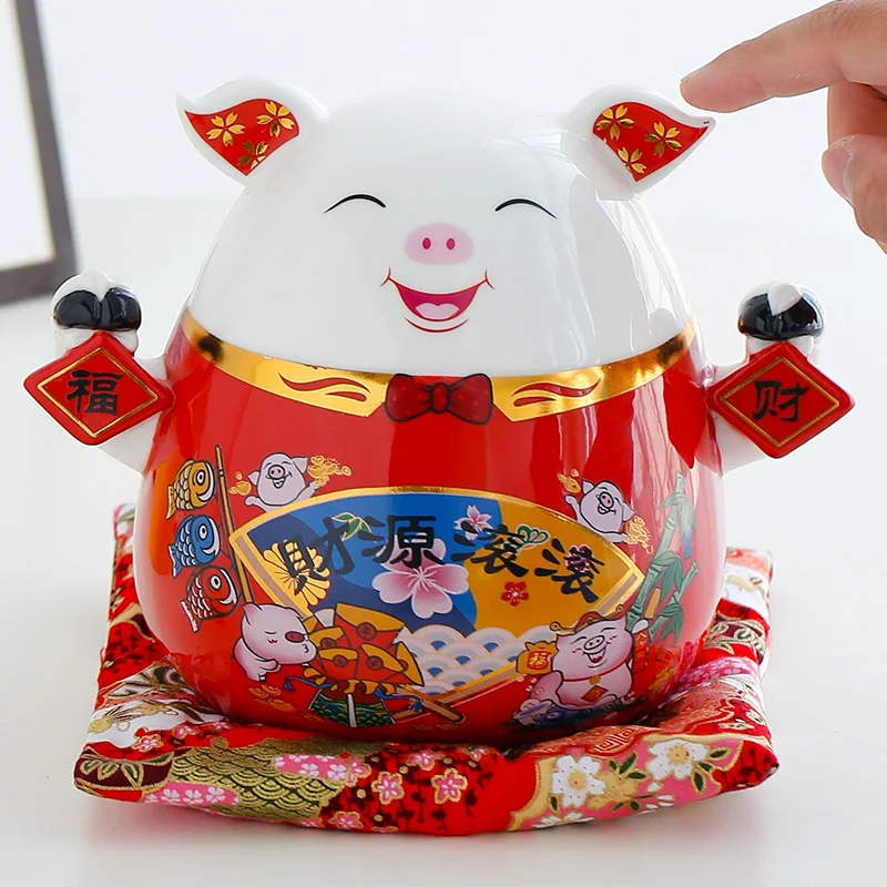 Lucky Pig Piggy Bank Storage Hidden Safe Wedding Large Ceramic Ornament Coin Money Box Adult Kids Cartoon Hucha Home Decoration
Lucky Pig Piggy Bank Storage Hidden Safe Wedding Large Ceramic Ornament Coin Money Box Adult Kids Cartoon Hucha Home Decoration