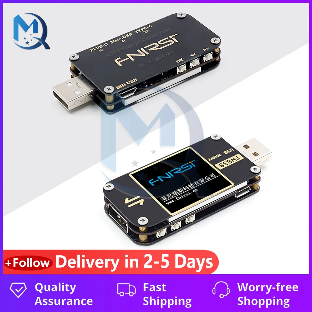 Измеритель тока и напряжения FNB38, USB-тестер, er QC4 + PD3.0 2,0 PPS, протокол быстрой зарядки, тест емкости
Измеритель тока и напряжения FNB38, USB-тестер, er QC4 + PD3.0 2,0 PPS, протокол быстрой зарядки, тест емкости