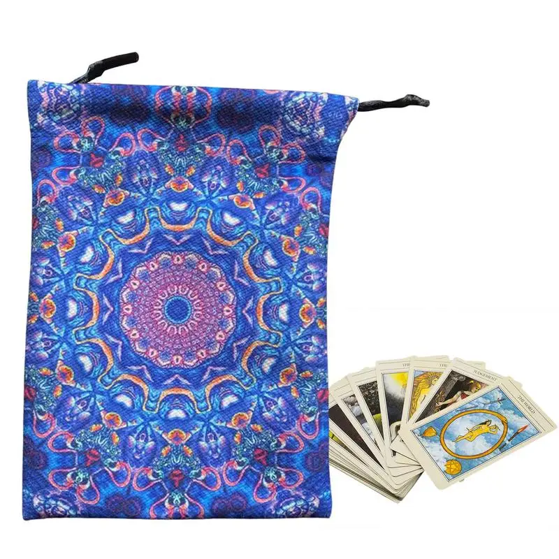 Новинка, сумка для хранения карт Tarot с изображением оракла, руны, созвездия, гадания, аксессуары, посылка велирные изделия, кубики, упаковка ... 
Новинка, сумка для хранения карт Tarot с изображением оракла, руны, созвездия, гадания, аксессуары, посылка велирные изделия, кубики, упаковка ...