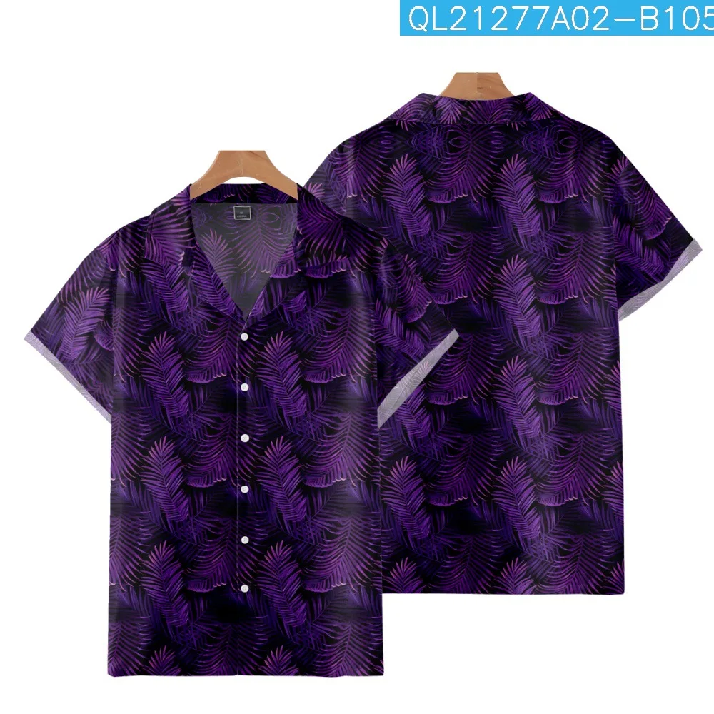 Summer Streetwear Leaves Print Cuban Collar Short Sleeve Casual Shirt Beach Shorts Vacation Hawaiian Men Sets
Summer Streetwear Leaves Print Cuban Collar Short Sleeve Casual Shirt Beach Shorts Vacation Hawaiian Men Sets