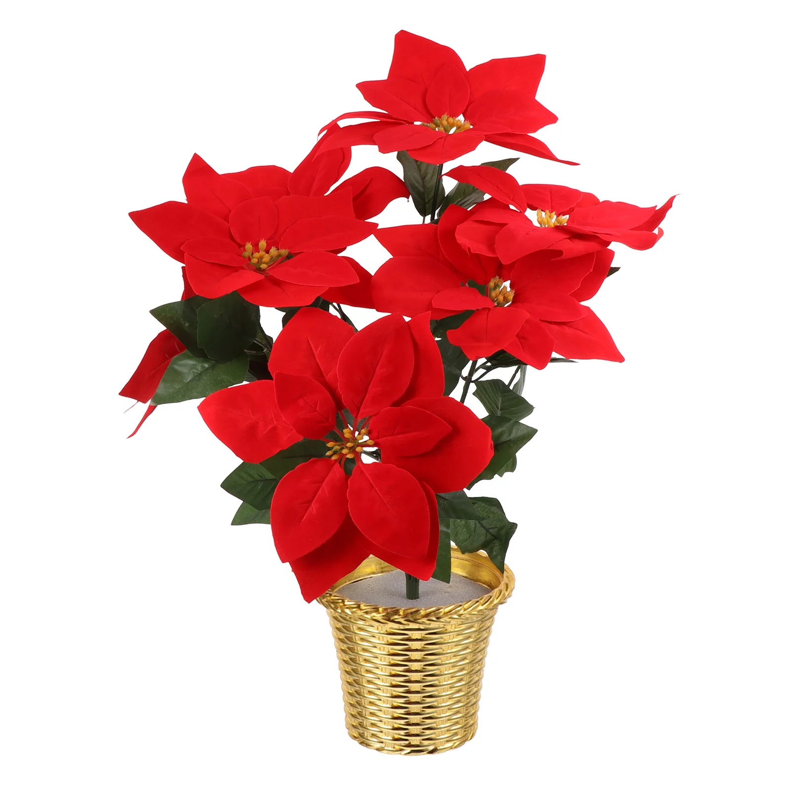 Christmas Decoration Flowers Artificial Poinsettia Xmas Potted Large Outdoor Pots Faux Decorative Home Props
Christmas Decoration Flowers Artificial Poinsettia Xmas Potted Large Outdoor Pots Faux Decorative Home Props