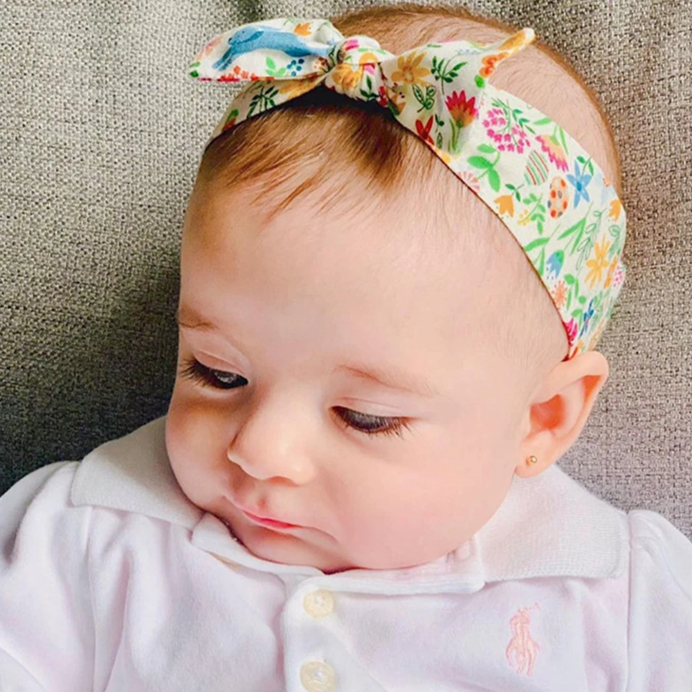 Floral Printed Baby Girls Turban Soft Nylon Headwrap with Fabric Bow Knot Headband Girls Dot Print Elastic Hairband Kid Headwear
Floral Printed Baby Girls Turban Soft Nylon Headwrap with Fabric Bow Knot Headband Girls Dot Print Elastic Hairband Kid Headwear