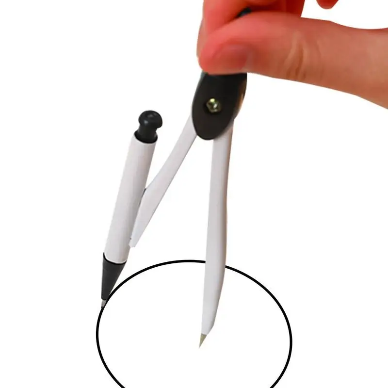 Geometry Compass Mechanical Pencil Drawing Compass For Geometry/Art/Woodworking Smooth Writing Drafting Compass With Extra Lead
Geometry Compass Mechanical Pencil Drawing Compass For Geometry/Art/Woodworking Smooth Writing Drafting Compass With Extra Lead