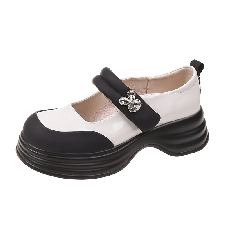 Women's High Heels 2023 Autumn New Black and White Color Round ToeShoes Diamond Decorative Women's Shoes Plus Size
Women's High Heels 2023 Autumn New Black and White Color Round ToeShoes Diamond Decorative Women's Shoes Plus Size