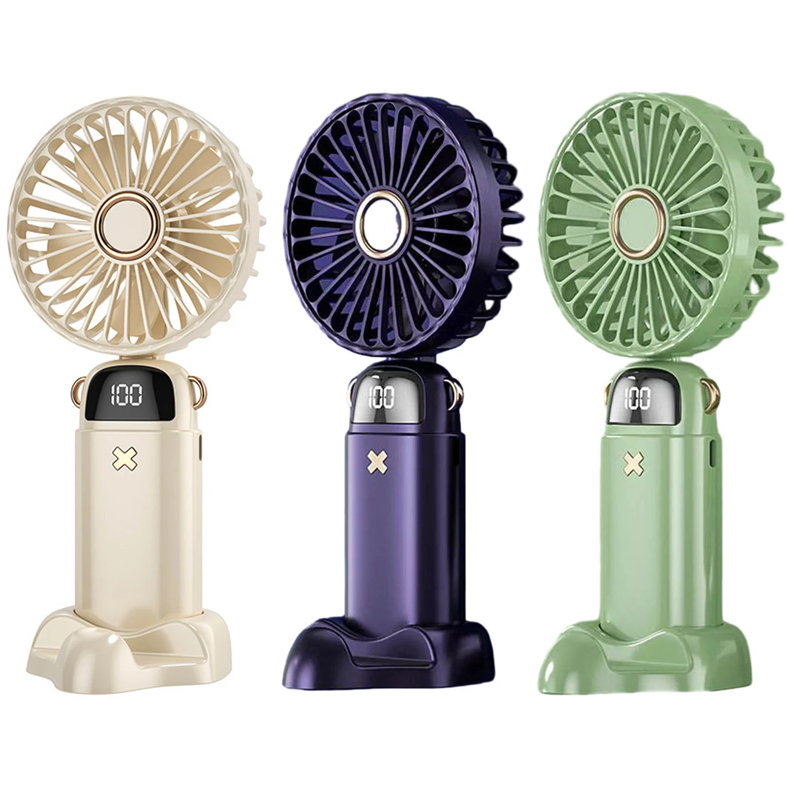 USB Handheld Fan Mini Portable Small Fan Student Digital Display Folding 5 Levels Of Wind Adjustment Intelligent Digital Display
USB Handheld Fan Mini Portable Small Fan Student Digital Display Folding 5 Levels Of Wind Adjustment Intelligent Digital Display