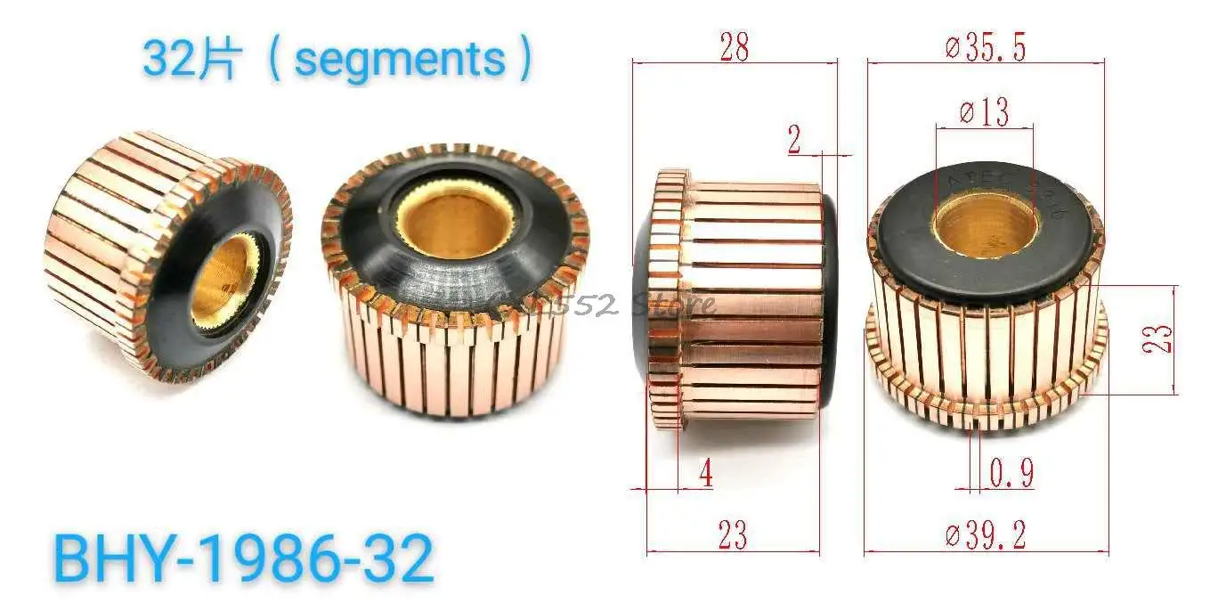 5Pcs 14x23(28)x35.5mm 13x23(28)x35.5mm 32P BHY-1986-32 BHY-1986-32-14 Copper Bars Alternator Electric Motor Commutator
5Pcs 14x23(28)x35.5mm 13x23(28)x35.5mm 32P BHY-1986-32 BHY-1986-32-14 Copper Bars Alternator Electric Motor Commutator