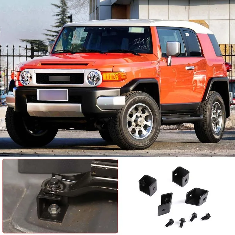 4 PCS Black Metal Seat Base Height Increase Bracket Gasket For Toyota FJ Cruiser 2007-2021 Interior Modification Car Accessories
4 PCS Black Metal Seat Base Height Increase Bracket Gasket For Toyota FJ Cruiser 2007-2021 Interior Modification Car Accessories