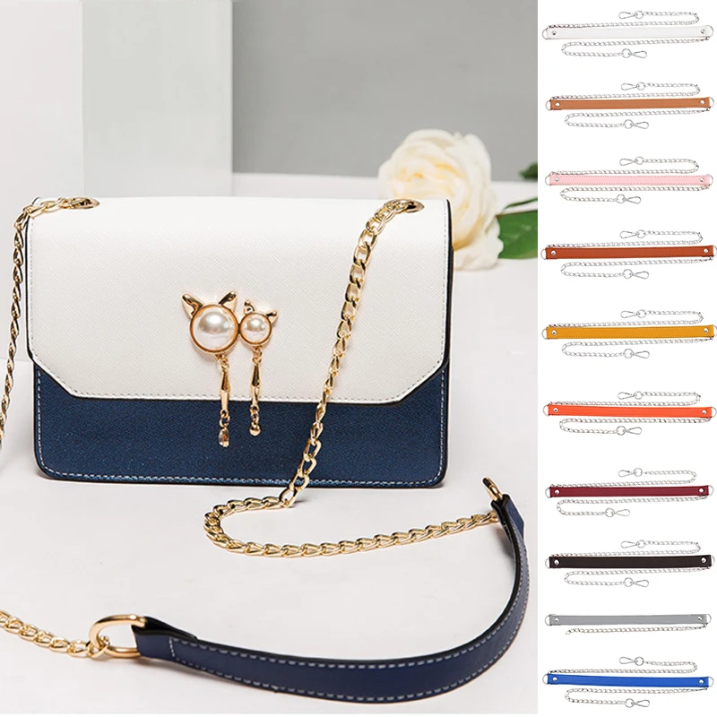 120cm PU Leather Bag Strap Handbag Metal Chain Shoulder Straps Purse Crossbody Bags Chain Replacement Bag Chains Bag Handles
120cm PU Leather Bag Strap Handbag Metal Chain Shoulder Straps Purse Crossbody Bags Chain Replacement Bag Chains Bag Handles