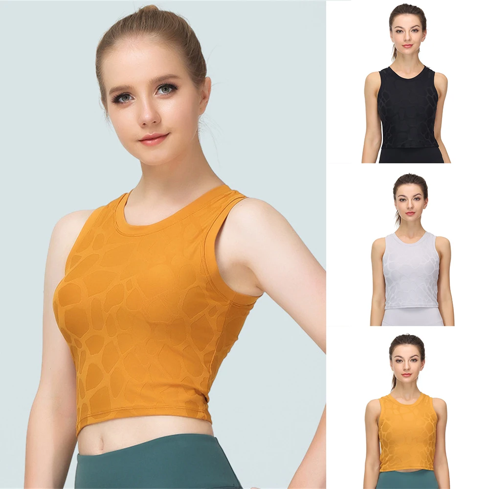 Women Yoga Sports Vest Slim Fit with Chest Pad Stretch Breathable Fitness Top Lightweight Yoga Sports Vest B2Cshop
Women Yoga Sports Vest Slim Fit with Chest Pad Stretch Breathable Fitness Top Lightweight Yoga Sports Vest B2Cshop