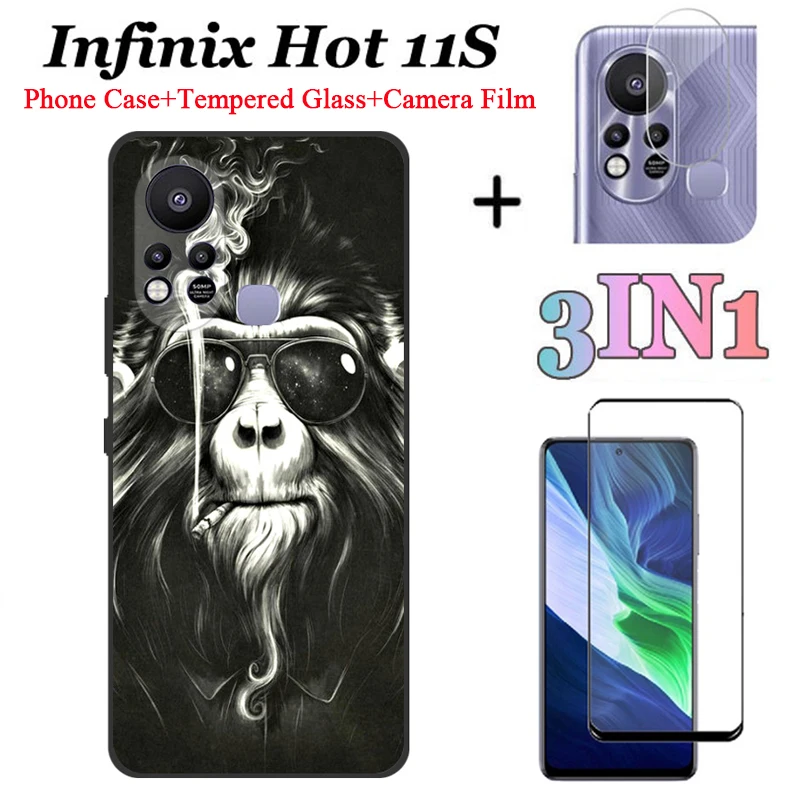 (3 в 1) для Infinix Hot 11s NFC чехол для телефона + Infinix HOT 11S NFC закаленное стекло 21D защита для экрана + Защитная пленка для камеры
(3 в 1) для Infinix Hot 11s NFC чехол для телефона + Infinix HOT 11S NFC закаленное стекло 21D защита для экрана + Защитная пленка для камеры