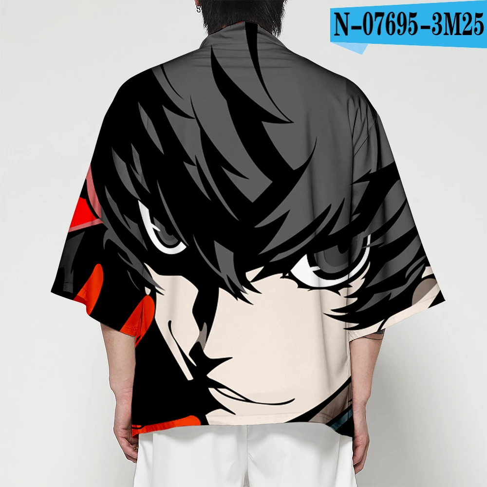 Японское кимоно Persona 5 с 3D принтом из аниме, хаори юката, модный Повседневный Кардиган для косплея для мужчин и женщин, летняя крутая кофта с к...
Японское кимоно Persona 5 с 3D принтом из аниме, хаори юката, модный Повседневный Кардиган для косплея для мужчин и женщин, летняя крутая кофта с к...