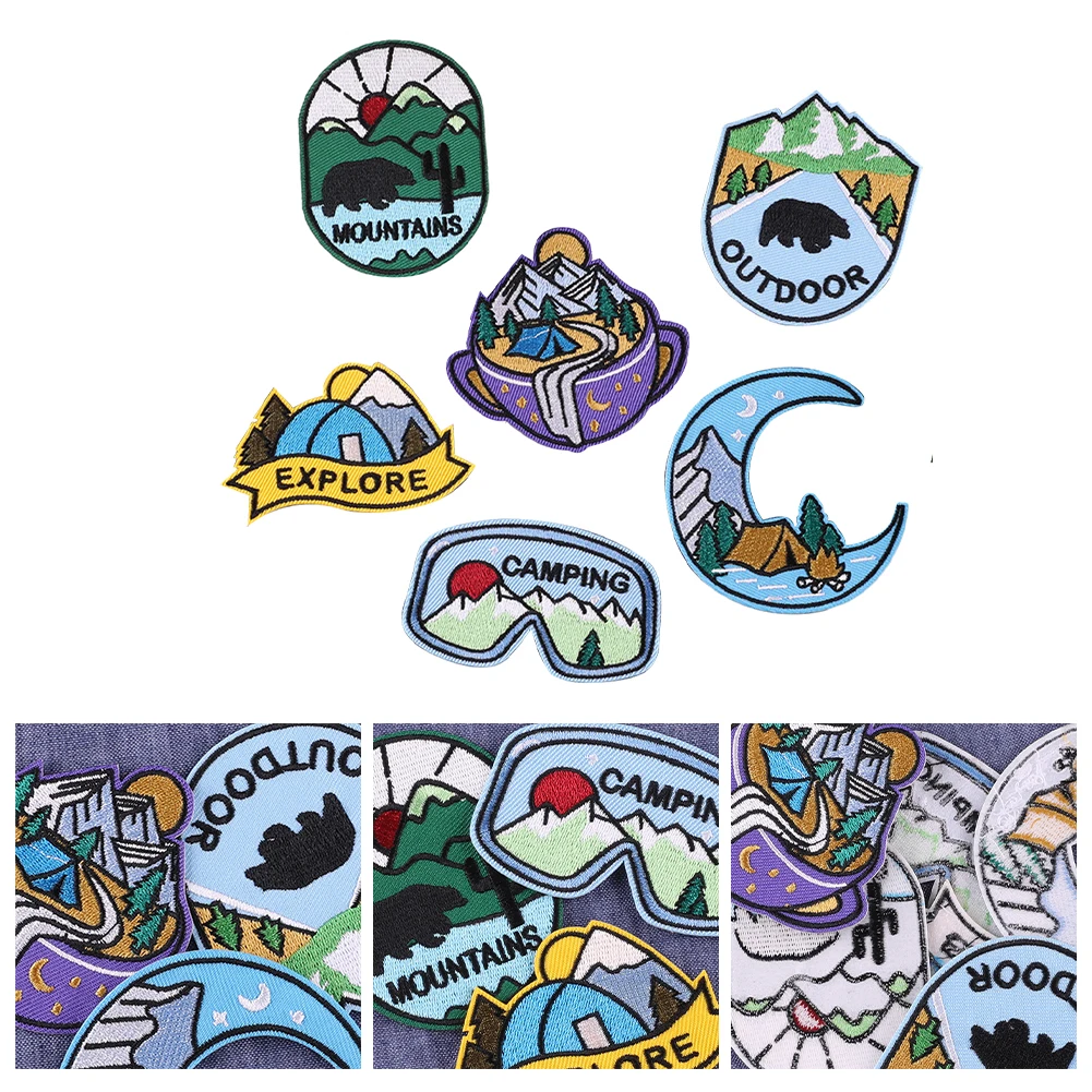 Camping Scenery Series Patches Sewing Fabrics Cartoon Round Accessories Badge Embroidered Cloth Sticker Personalized Decoration
Camping Scenery Series Patches Sewing Fabrics Cartoon Round Accessories Badge Embroidered Cloth Sticker Personalized Decoration