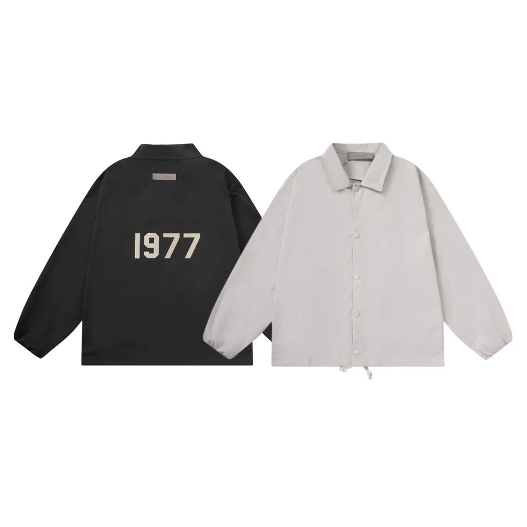 2022 Autumn 8th Collection 1977 Letter Print Jacket Men Women Hip hop Streetwear Button Jacket Coat Bomber Jacket
2022 Autumn 8th Collection 1977 Letter Print Jacket Men Women Hip hop Streetwear Button Jacket Coat Bomber Jacket