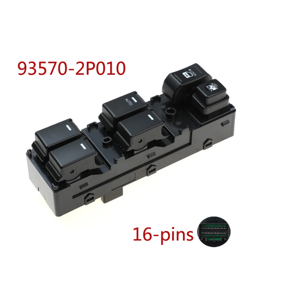 Новый переключатель 93570-2P010 935702P010VA 93573-2P100 для Kia SORENTO Master Электрический переключатель стеклоподъемника 935702P010 935732P100
Новый переключатель 93570-2P010 935702P010VA 93573-2P100 для Kia SORENTO Master Электрический переключатель стеклоподъемника 935702P010 935732P100