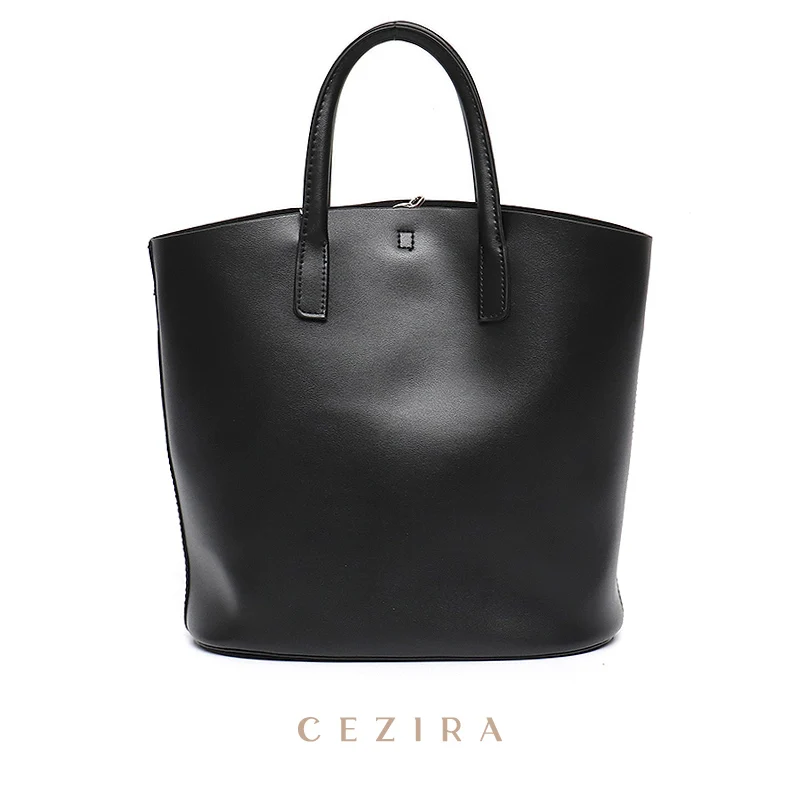 CEZIRA Women High Quality PU Vegan Leather Handbags Fashion Simple Design Top-handle Bucket Tote Female Crossbody Shoulder Bags
CEZIRA Women High Quality PU Vegan Leather Handbags Fashion Simple Design Top-handle Bucket Tote Female Crossbody Shoulder Bags