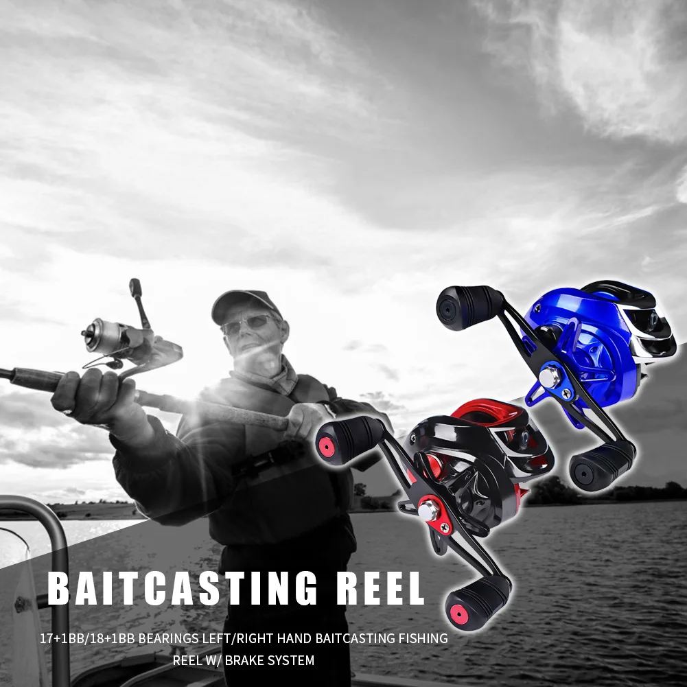 Hot Sale Bearings Speed Ratio Left/Right Hand Baitcasting Reel with Brake System Lure Carp Fishing Tackle Accessories
Hot Sale Bearings Speed Ratio Left/Right Hand Baitcasting Reel with Brake System Lure Carp Fishing Tackle Accessories