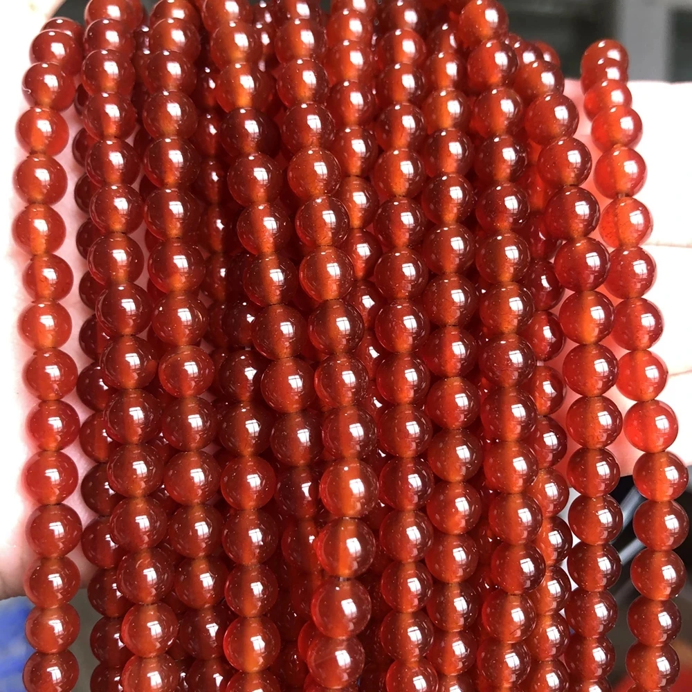 Natural Stone Beads Red Agates Round Carnelian Onyx Loose Beads For Jewelry Making DIY Bracelets Necklace 15inch 4/6/8/10/12mm
Natural Stone Beads Red Agates Round Carnelian Onyx Loose Beads For Jewelry Making DIY Bracelets Necklace 15inch 4/6/8/10/12mm