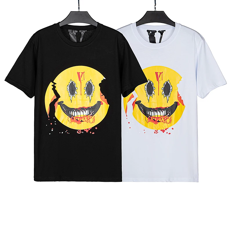 VLONE Men's / Women's Couples Casual Fashion Trend High Street Loose HIP-HOP100% Cotton Printed Round Neck T-Shirt 1702
VLONE Men's / Women's Couples Casual Fashion Trend High Street Loose HIP-HOP100% Cotton Printed Round Neck T-Shirt 1702