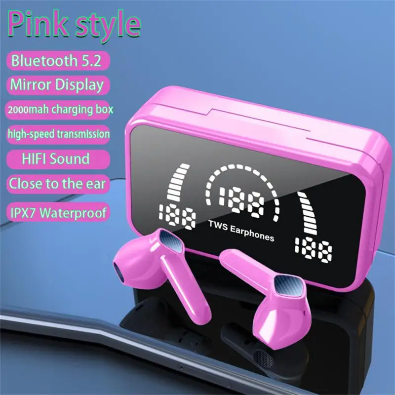 Surround Sound Wireless Headphones Mini Sport Led Display Headset With Mic Earphones Mirror Screen Led Display Headset
Surround Sound Wireless Headphones Mini Sport Led Display Headset With Mic Earphones Mirror Screen Led Display Headset