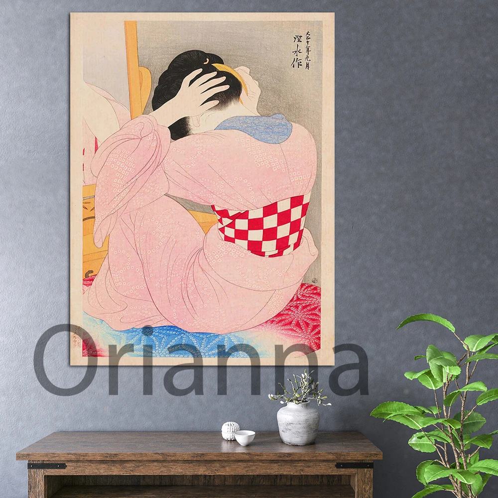 Home Decor Japanese Woman Modern Canvas Painting Hd Vintage Print Posters Modular Picture For Living Room Wall Artwork For Gift
Home Decor Japanese Woman Modern Canvas Painting Hd Vintage Print Posters Modular Picture For Living Room Wall Artwork For Gift