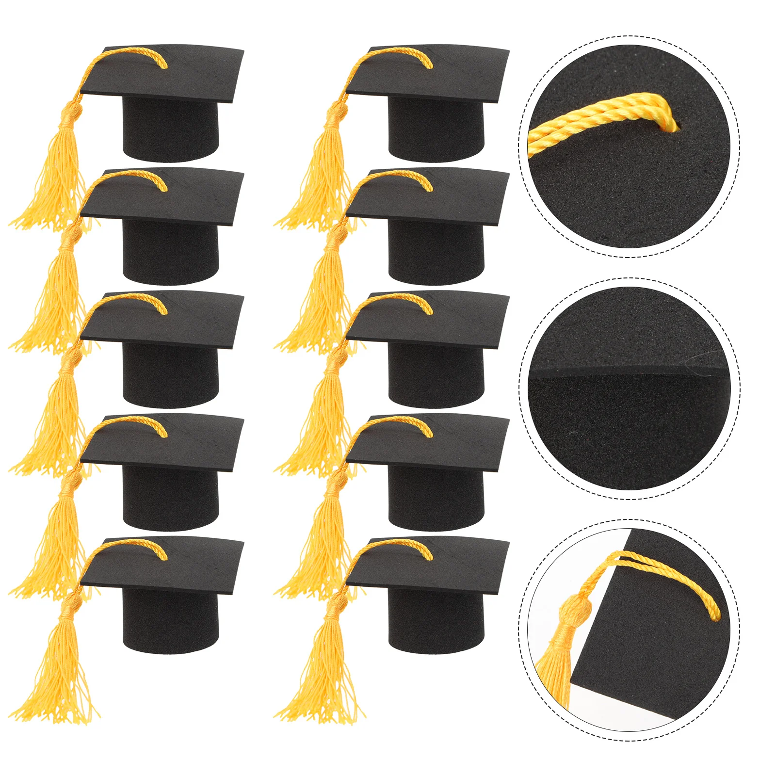 Cupcake Toppers Mini Bachelor Hat Black Graduation Decorations Desktop Adornment
Cupcake Toppers Mini Bachelor Hat Black Graduation Decorations Desktop Adornment
