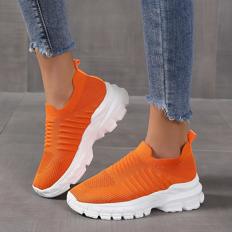 Fashion Sneakers for Women 2023 New Knitting Mesh Women's Vulcanize Shoes Thick Bottom Slip On Walking Shoes Plus Size 41 42
Fashion Sneakers for Women 2023 New Knitting Mesh Women's Vulcanize Shoes Thick Bottom Slip On Walking Shoes Plus Size 41 42