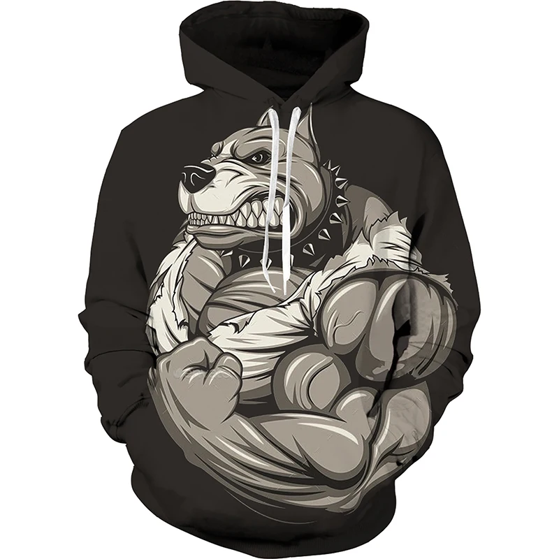 New Men's Fierce Dog 3D Printed Men's Long Sleeve Top Daily Loose Plus Size Hoodie Sportswear Sweatshirt 
New Men's Fierce Dog 3D Printed Men's Long Sleeve Top Daily Loose Plus Size Hoodie Sportswear Sweatshirt