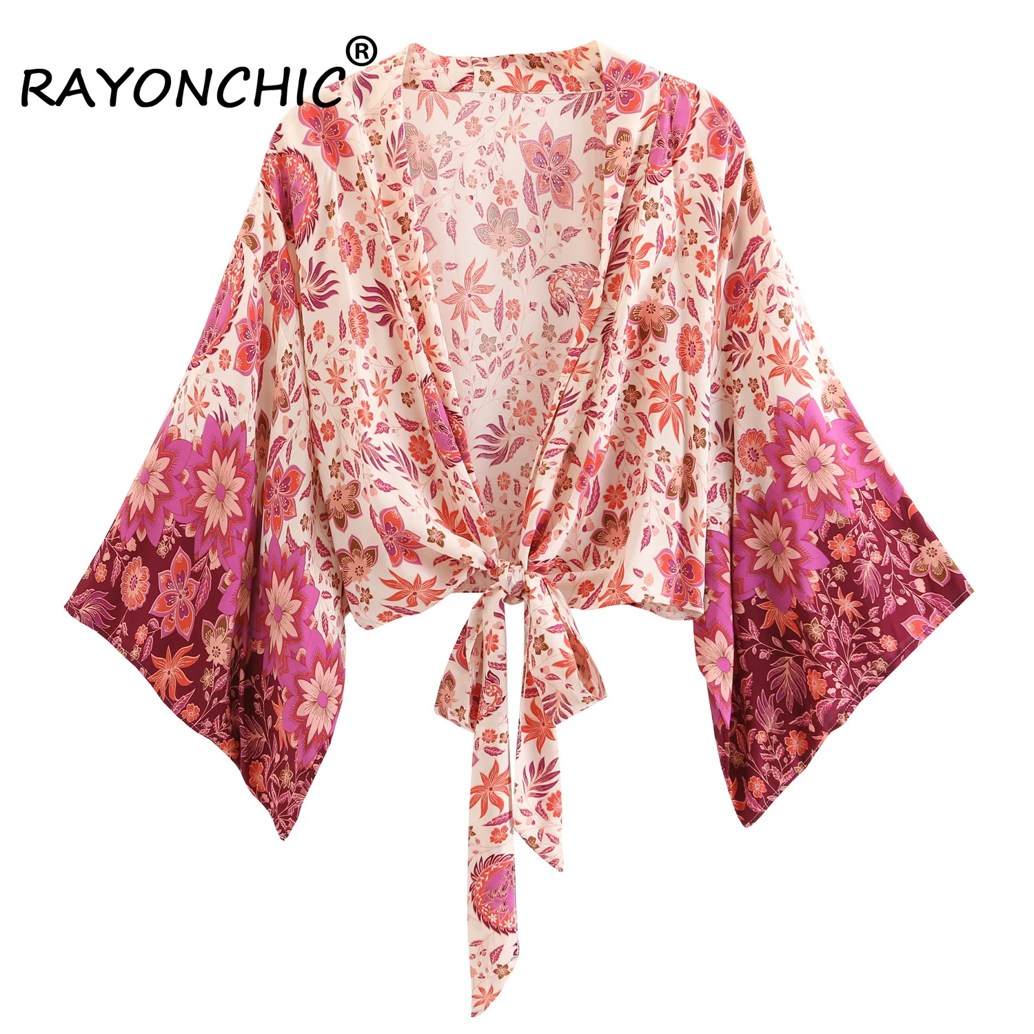 RAYONCHIC Floral Kimono Bohemian Summer Beachwear Bikini Cover Ups Short Robe Boho Blusas Mujer Women Wrap Cardigan Tops Robes
RAYONCHIC Floral Kimono Bohemian Summer Beachwear Bikini Cover Ups Short Robe Boho Blusas Mujer Women Wrap Cardigan Tops Robes