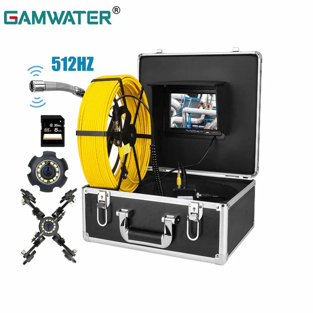 Камера для обследования канализационной трубы GAMWATER DVR с переходом 512 Гц, автоматический баланс, автовыравнивание, 7 дюймов, ТВЛ
Камера для обследования канализационной трубы GAMWATER DVR с переходом 512 Гц, автоматический баланс, автовыравнивание, 7 дюймов, ТВЛ