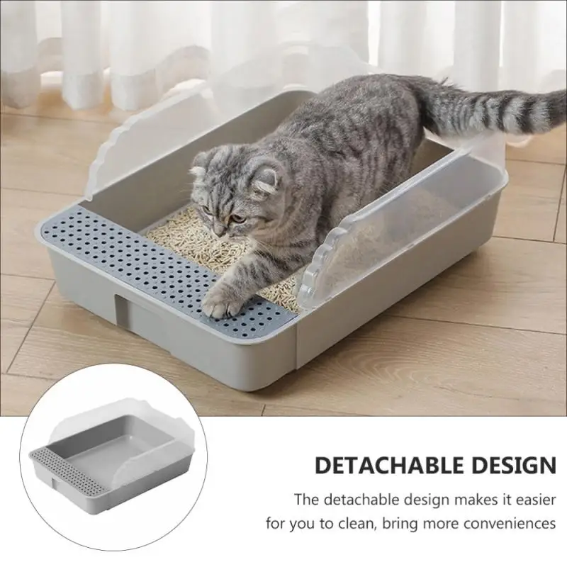 Cat Litter Box semi-closed Splash-proof Open Litter Box Dog Cleaning Toilet Litter Box Pet Litter Box For Cats Pet Supplies
Cat Litter Box semi-closed Splash-proof Open Litter Box Dog Cleaning Toilet Litter Box Pet Litter Box For Cats Pet Supplies