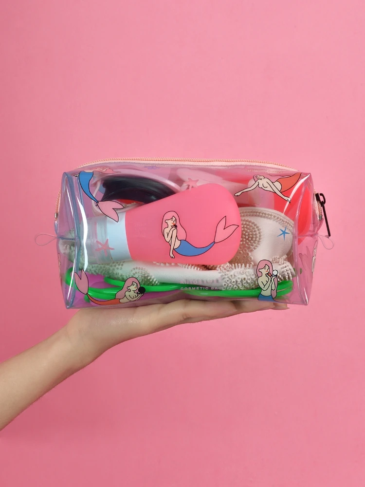 Original Fresh Cute Large Capacity Transparent PVC Waterproof Sundries Storage Washing and Makeup Bag
Original Fresh Cute Large Capacity Transparent PVC Waterproof Sundries Storage Washing and Makeup Bag