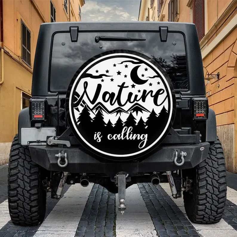Nature is Calling Spare Tire Cover Without Backup Camera Hole, Spare Tire Cover for Camping Jeep Wrangler Travel Trailer Mustang
Nature is Calling Spare Tire Cover Without Backup Camera Hole, Spare Tire Cover for Camping Jeep Wrangler Travel Trailer Mustang