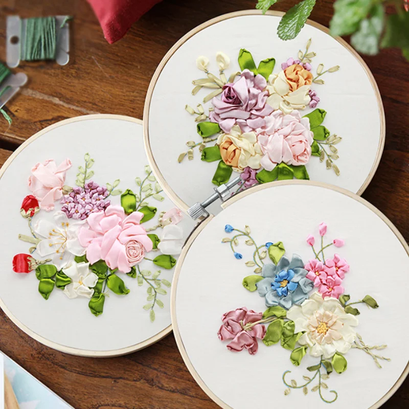 Embroidery Diy Handmade Material Package Three-dimensional Embroidery Fabric Creative Gift Round Cross Stitch Kit Sewing Process
Embroidery Diy Handmade Material Package Three-dimensional Embroidery Fabric Creative Gift Round Cross Stitch Kit Sewing Process