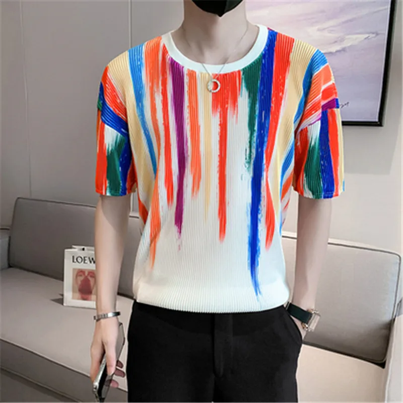 Летняя футболка с радугой, Мужская Базовая футболка, разноцветная футболка с коротким рукавом для мужчин, облегающий топ с круглым вырезом, ...
Летняя футболка с радугой, Мужская Базовая футболка, разноцветная футболка с коротким рукавом для мужчин, облегающий топ с круглым вырезом, ...