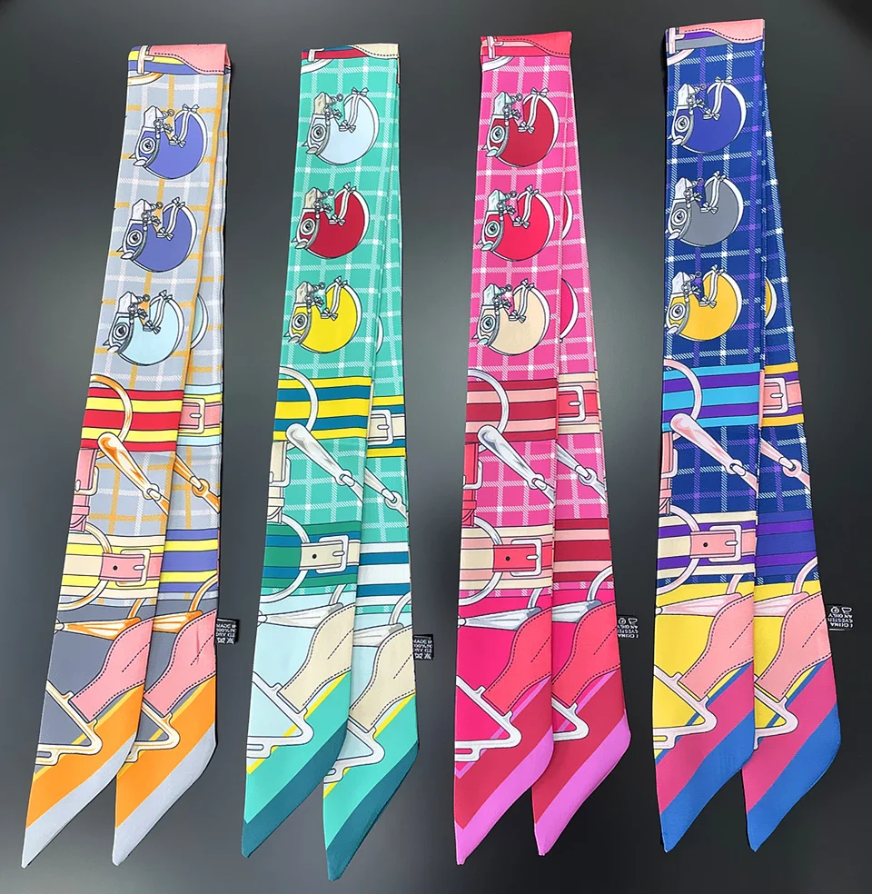 2024 Designer Silk Hair Bands Neck Scarf Bag Ties Foulard Soft Neckerchief Scarves Collar Narrow 90x5cm Skinny Ribbon Bands
2024 Designer Silk Hair Bands Neck Scarf Bag Ties Foulard Soft Neckerchief Scarves Collar Narrow 90x5cm Skinny Ribbon Bands