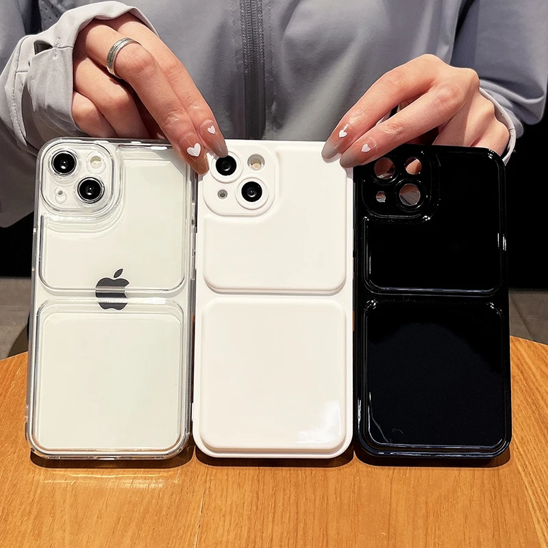INS Creative Refrigerator White Transparent Case For iPhone 13 12 11 Pro Max X XR XS Korean Glossy Black Soft Silicone Cover
INS Creative Refrigerator White Transparent Case For iPhone 13 12 11 Pro Max X XR XS Korean Glossy Black Soft Silicone Cover